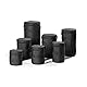 EasyCover Objektivtasche Größe 80 x 95 mm schwarz