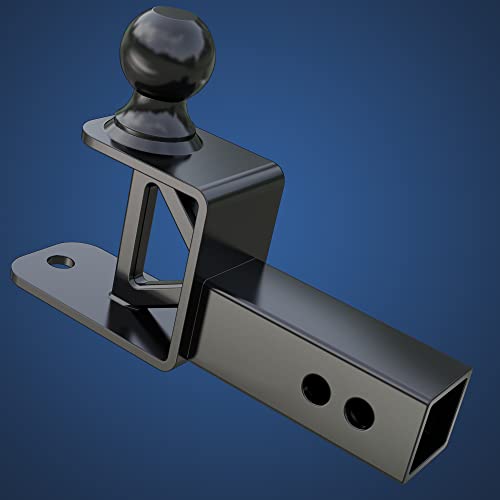 Locame 3-In-1 Atv/Utv Tralier Hitch Mount, Fits 2-Inch Receiver, 2-Inch Ball Hitch Adapter, 5000 Lbs Gtw-Multi Hitch, Black, Lc0051 #TOP5