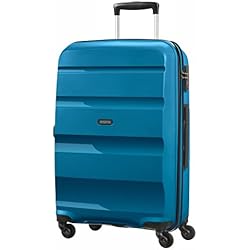 Set Maletas Amazon American Tourister Bon Air - Equipaje de mano, Azul (Seaport Blue), M (66cm-57.5L)