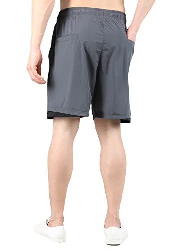 Image of CHKOKKO Mens Sports Workout Gym Shorts Basketball