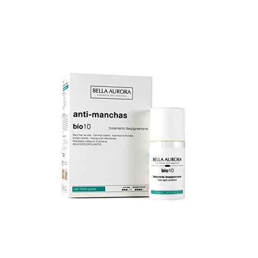 Bella Aurora Tratamiento Anti-Manchas Cara Piel Mixta-Grasa, 30 ml | Despigmentante Facial | Crema Quita-manchas Cara | Bio 10