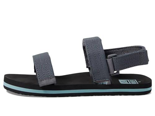 Reef Kids' Ahi Convertible Sandal, Water Friendly, Adjustable Strap, Grey/Aquifer, 1 - image 5