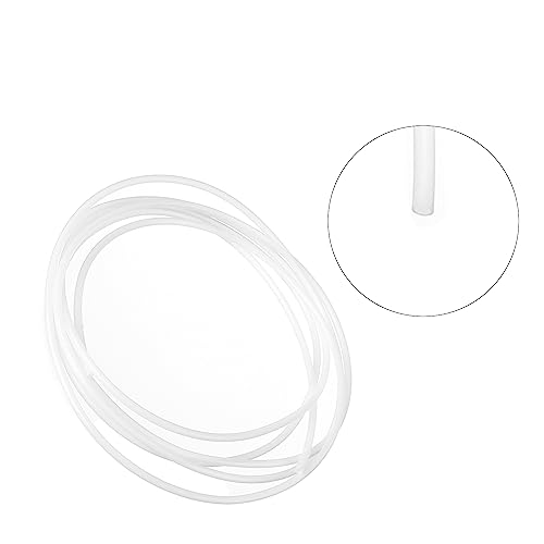 Image of Othmro 1Pcs 6.56ft Length PTFE Teflon Bowden Tube, 0.08inch ID x 0.12inch OD Milky White Connector Tubing, Printer Teflon Tube Ptfe Tubing for 3D Printer Transportation of Gelatin, Pectin