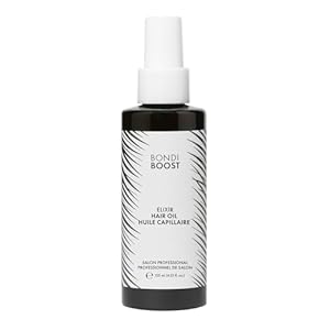 BONDIBOOST Elixir Hair Oil 4.23 fl oz – Pre-Shampoo Hair Oil Treatment for Dry Hair – Calm Frizz + Smooth Split-Ends + Tame Flyaways – Lightweight Formula – Vegan/Cruelty-Free – Australian Made