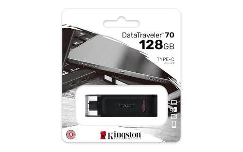 DataTraveler 70 - DT70/128GB Drive Flash USB-C, Nero - Chiavetta USB - Immagine 4