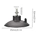 4 PCs French Fry Suction Cup Feet Commercial Suction Cup Feet with Screws for Industrial Commercial French Fry Cutter (Black)