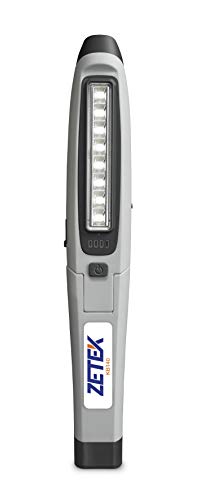 ZETEK by ZECA Lampada KB140 LED Torcia Ultima Generazione Lavoro Officina Meccanico Emergenza Ricaricabile Potente Impermeabile Flessibile Pieghevole Maneggevole Magnetica Gancio Clip Professionale