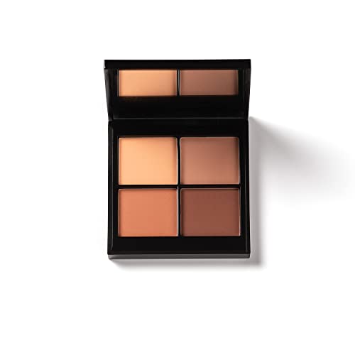 PHASE ZERO Makeup Quad Eyeshadow Palette, Bombay Rose, 5.2g / 0.183 Oz., Pigmented