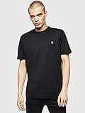 Crew-Hals Diesel Herren T-justy T-Shirt-schwarz L