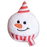 Charme saisonnier : rehaussez l'des vacances avec cet oreiller en forme de bonhomme de neige, un souvenir idéal de Noël, de Thanksgiving ou d'anniversaire. Répandez la et le plaisir lors de diverses occasions festives