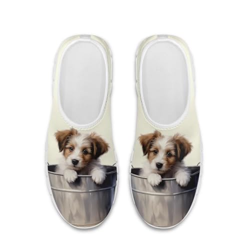 Image of Jeiento Cute Dog Women's Casual Slip On Shoes Loafers Sneakers for Women