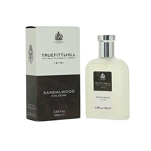 Truefitt & Hill Sandalwood Cologne Perfume For Men 100ML | Combine Notes of Sandalwood Tonka and Cedarwood