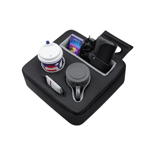 Autorder Car Cup Holder,Back Seat Organizer,Couch Pillow,Leather Cup Holder for Couch/Car/Truck/RV/Bed