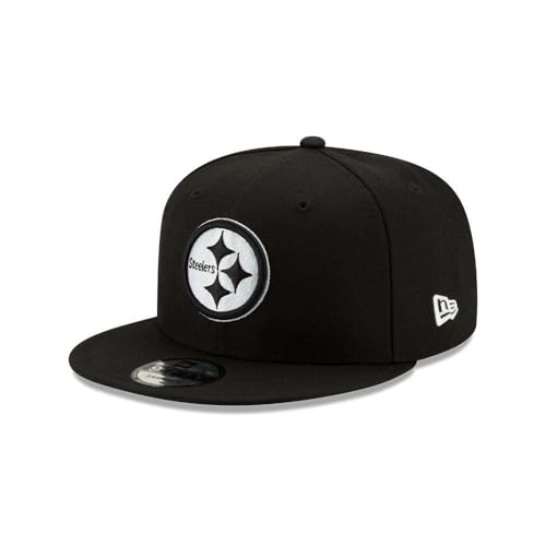 Consejos para Comprar Gorra Steelers al mejor precio. 42 New Era Gorra Pittsburgh Steelers Blk White NFL 9Fifty Ajustable Unisex