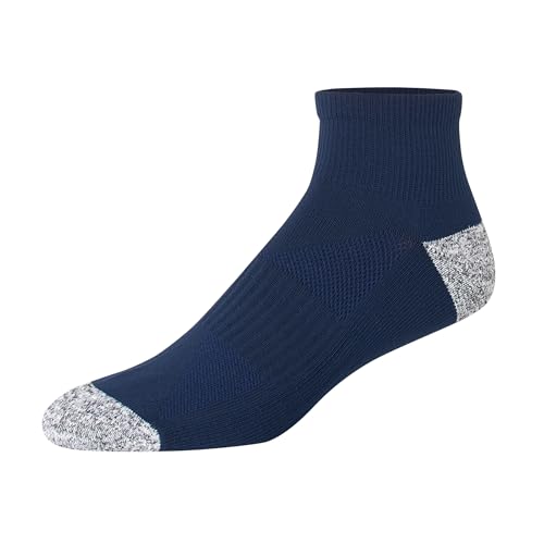 Hanes Men's Moves Performance, Moisture-Wicking Ankle & Low-Cut Socks, Breathable Mesh Panels, 6-Pack2