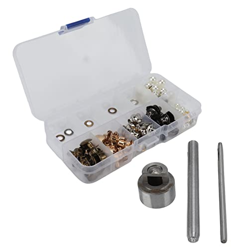 Shoelace Hook, Pure Copper Round U Shaped Boot Lace Hooks Installation Tool Shoes Eyelets Buckles for Climb Hiking Shoes Work Outdoor Mountaineering Boots (10mm)