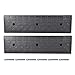 Getanye 2 Pack 4'' Rubber Curb Ramp Heavy Duty Loading Curb Ramps Driveway Curb Ramp Rubber Slope Ramp for Cars RV Trucks Bicycles Motorcycles - 22000lbs/10Ton Load Capacity