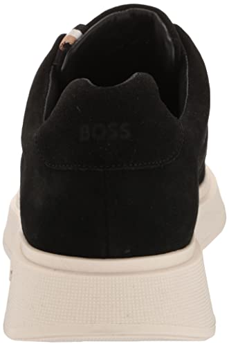 Image of BOSS Mens Suede Sneakers with Rubber Sole