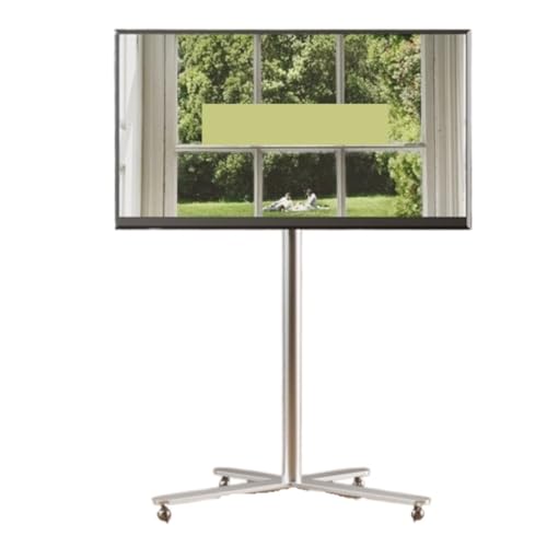 Soporte universal para TV, altura ajustable, con ruedas