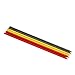 6Pcs Carpenter Pencil Refill, 2.8mm HB Pencil Lead Marking Scribing Tool Set Kit Durable Lasting Solid Deep Hole Mechanical Construction Pencil Replacements for(Black Red Yellow Graphite Wax)