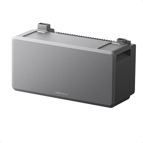 Image of Anker SOLIX B6000 Battery Module for E10, AC Generator Adapter Included, 6kWh Expandable Capacity, 10kW Turbo Output, Automotive-Grade LFP Cells, 10-Year Lifespan, 4,000+ Cycles, UL 9540A Certified