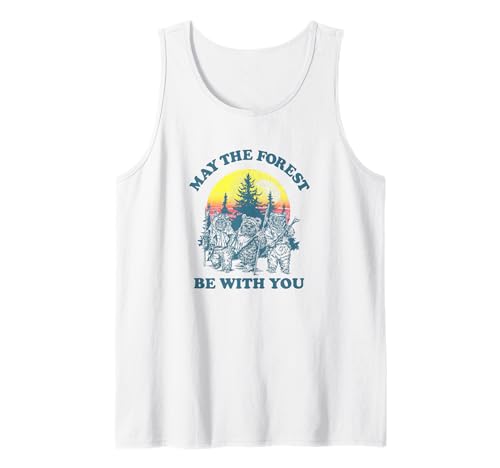 Débardeur Star Wars Ewok Sunset May The Forest Be With You vintage