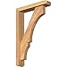 Ekena Millwork BKT0402X16X24BOA04SWR Balboa Craftsman Smooth Bracket w/Offset Brace, Western Red Cedar