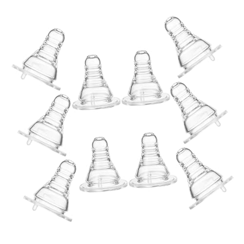 Mikikit 10 piezas Bebedores de Silicona para Botellas con Accesorios para Bebida Adultos Tapones Seguros y Duraderos para Fiestas