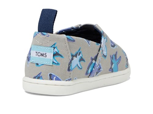 Image of TOMS Kids Tiny Alpargata Washed Dinos (Toddler /Little Kid)