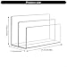 File Rack Clear Acrylic File Holder Desktop Magazine Office Sorter Letter Trays