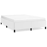 Eleganz Estructura de cama blanca de 140 x 200 cm, ideal para dormitorios y habitaciones de