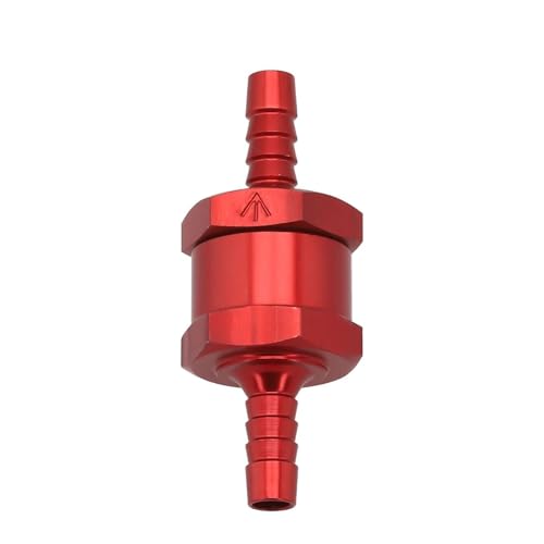 NINMORTH Válvula de retención antirretorno de combustible, para líneas de diésel y agua, aleación de aluminio, 6 mm, 8 mm, 10 mm, 12 mm