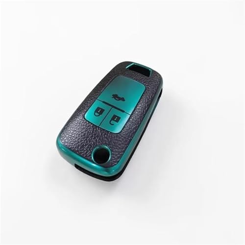 Coque clé voiture Chevrolet anti-choc et rayures couleur vert
