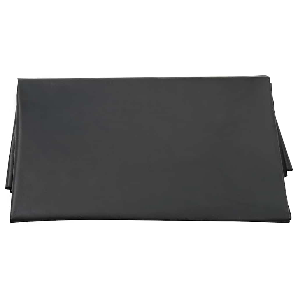 Pellicola per sabbiera nera in resistente materiale PE, 120 x 110 cm, base ritagliabile per sabbiera per bambini, protegge da erbacce, animali e insetti