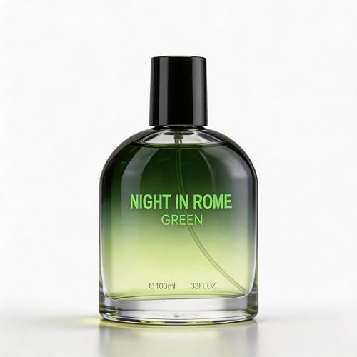 Image of AFLUXE Night In Rome Green Eau de Toilette for Men, Unique Oriental Fougere Coffee Cologne, Long Lasting Elegant Mens Fragrance, 3.3 fl oz (100 ml)