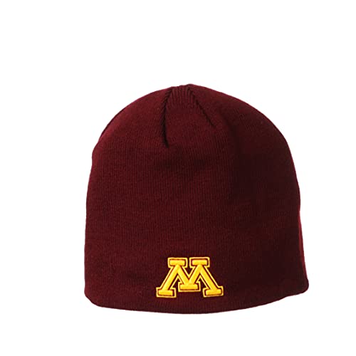 NCAA Minnesota Golden Gophers Mens Edge Beanie Team Color, Minnesota Golden Gophers Maroon, One Size