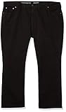 Zwei Vordertaschen Carhartt Herren Rugged Flex Relaxed Straight Jeans, Dusty Black, W36/L34