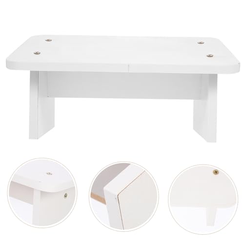 Reposapiés ergonómico para dolor de espalda y escalón de madera 7
