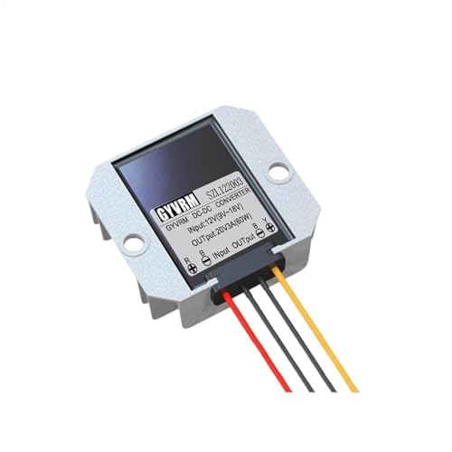 100W DC Step-Up Voltage Booster 12V to 20V 5A Power Converter — Car/MP Electronics 12→20V High-Efficiency Adjustable Regulator (Supports Up to 5A)