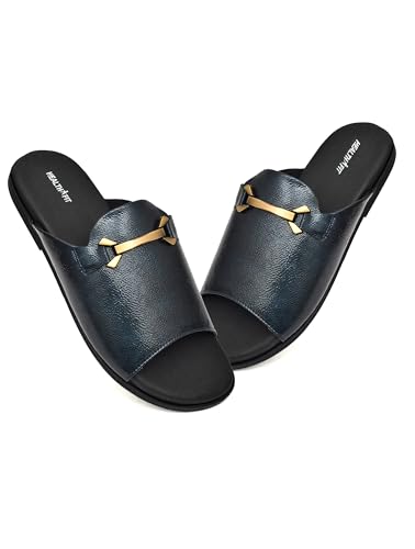 Image of HEALTH FIT Extra Soft Comfortable Traditional Ethnic Chappal /Slippers Wedding & Festive Sliders for Gents /Boys Lightweight flexible TPR sole & Easy-to-wear slip-on design cushioned for Men HF7017