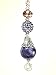 Purple Amethyst Lavender Lampwork Glass Ceiling Fan Pull Chain /Light Pull