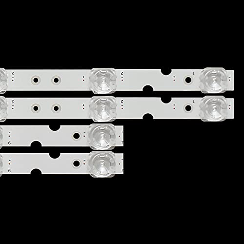 Seayoo 4 Pcs Led Backlight Strips Set Replacement for TCL 55S421 55S423 55S425 55U3800C 4C-LB5507-HR03J 4C-LB5508-HR02J 4C-LB5508-HR03J 4C-LB5508-HR06J 55HR330M07A2 55HR330M07B2 55HR330M08A2