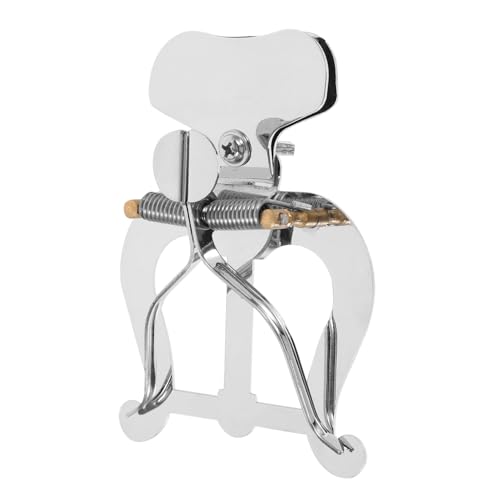 Abaodam 1 Set Music Score Clip for Saxophone Trombone Flute with Cleaning Cloth Storage Bag Silver