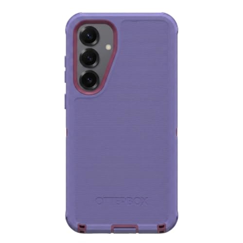 Image of OtterBox Samsung Galaxy S25+ & Galaxy S24+ (Only) - Defender Series Case - Violet Current (Purple & Pink) - Rugged & Durable - with Port Protection - Wireless Charging Compatible