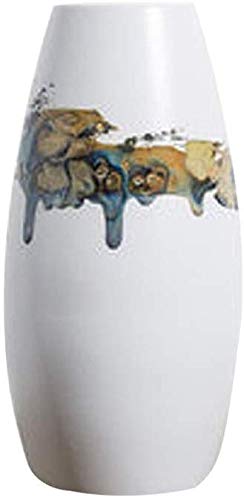 Vase en céramique minimaliste et créatif pour arrangement floral de salon moderne