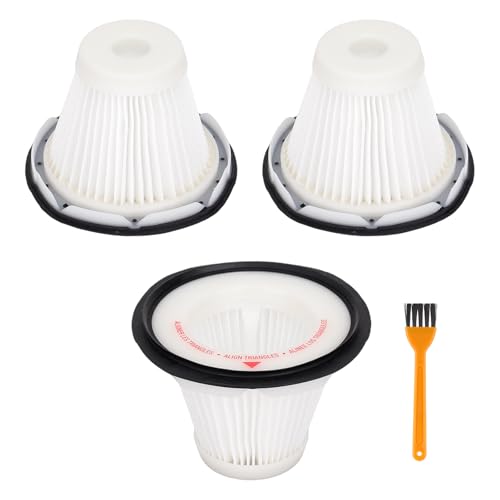 Image of 3 Pack VF200SP Filter Replacement Compatible with BLACK & DECKER VF200SP Hand Vacuum Cleaner, Models #'s BDH1800S, BDH2000SL, BDH2000SLB, Compare to Part # 90543043-01