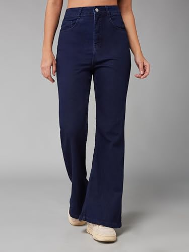 Jean taille haute extensible Dolce Crudo galbe sans comprimer