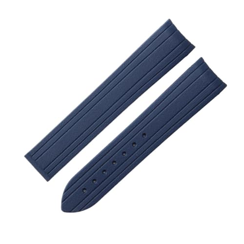 Bracelet montre caoutchouc 20mm silicone incurvé Omega Seamaster 300