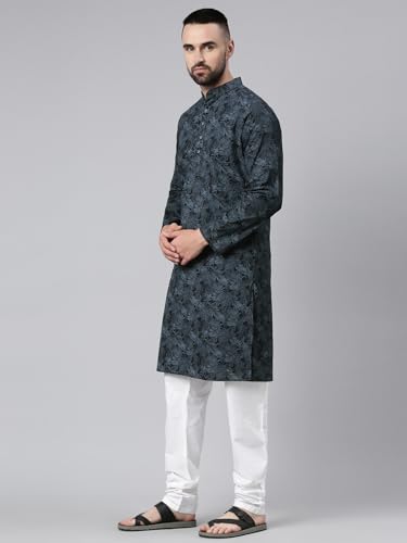 Majestic Man Men’s Casual Kurta, Cotton, Regular Fit