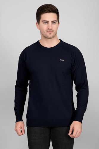 Image of GODFREY Round Neck Full Sleeve Woolen Sweater for Man Winter Wear - Regular Fit Pullover